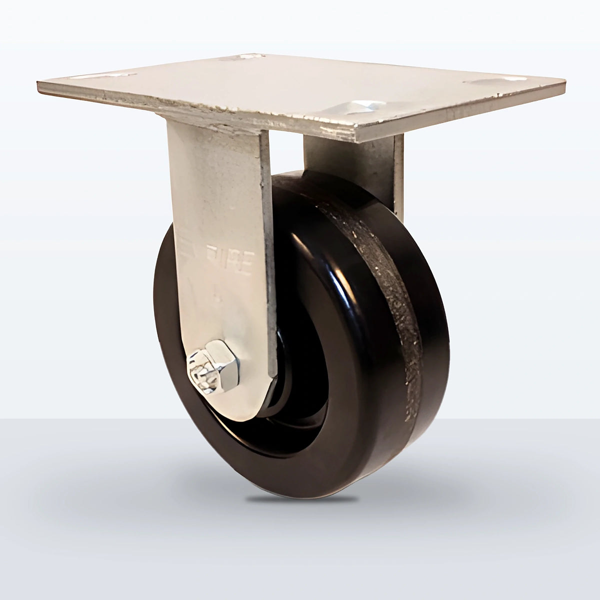 5" Phenolic Caster, Top Plate, 1000 lb Capacity - Roller Bearing