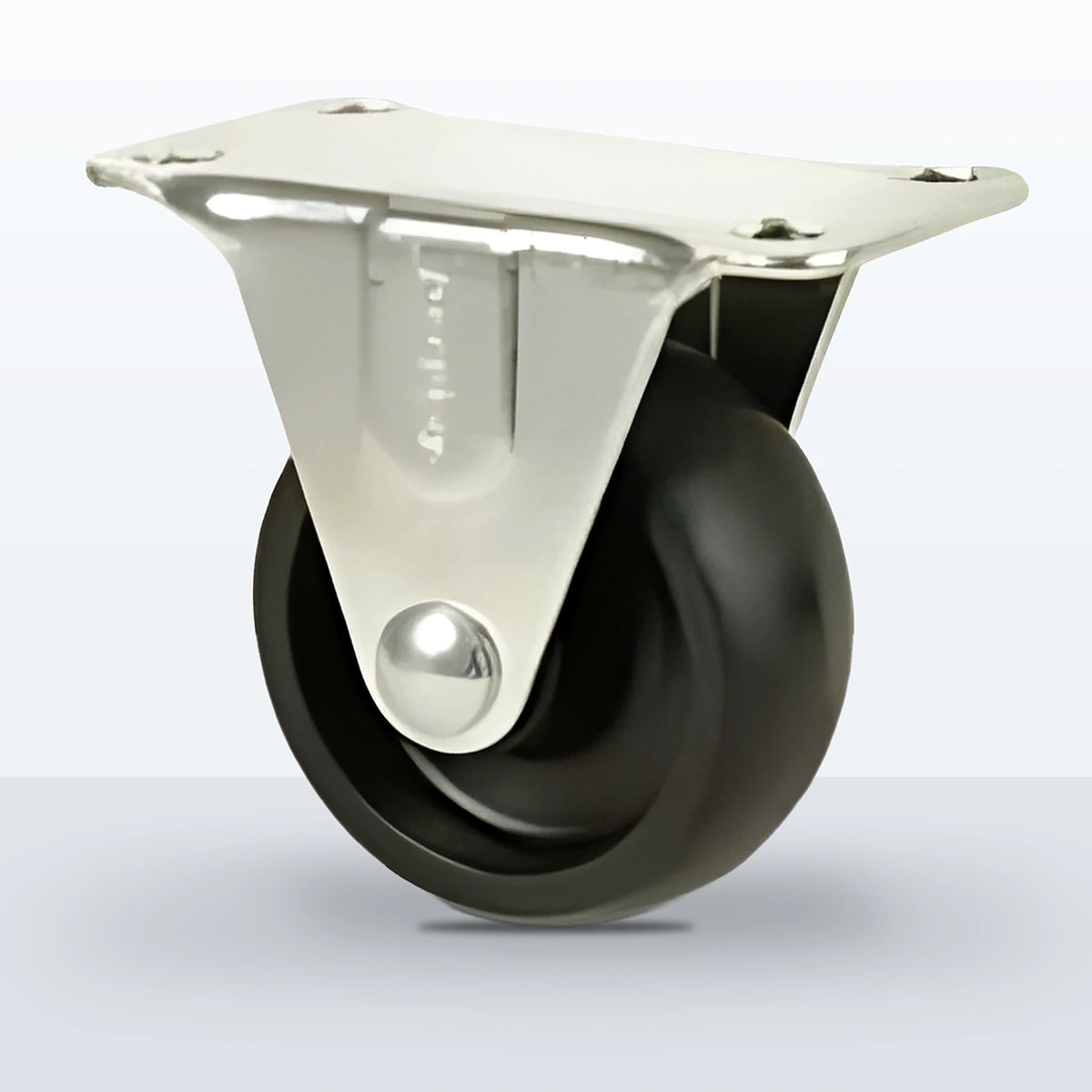 2" Polyolefin Caster, Top Plate, 125 lb Capacity - Plain