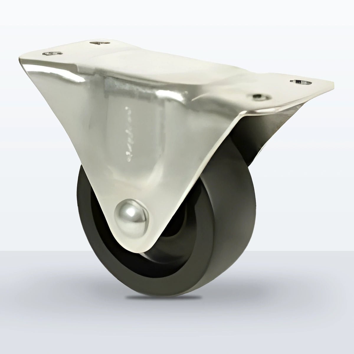 3" Polyolefin Caster, Top Plate, 210 lb Capacity - Plain