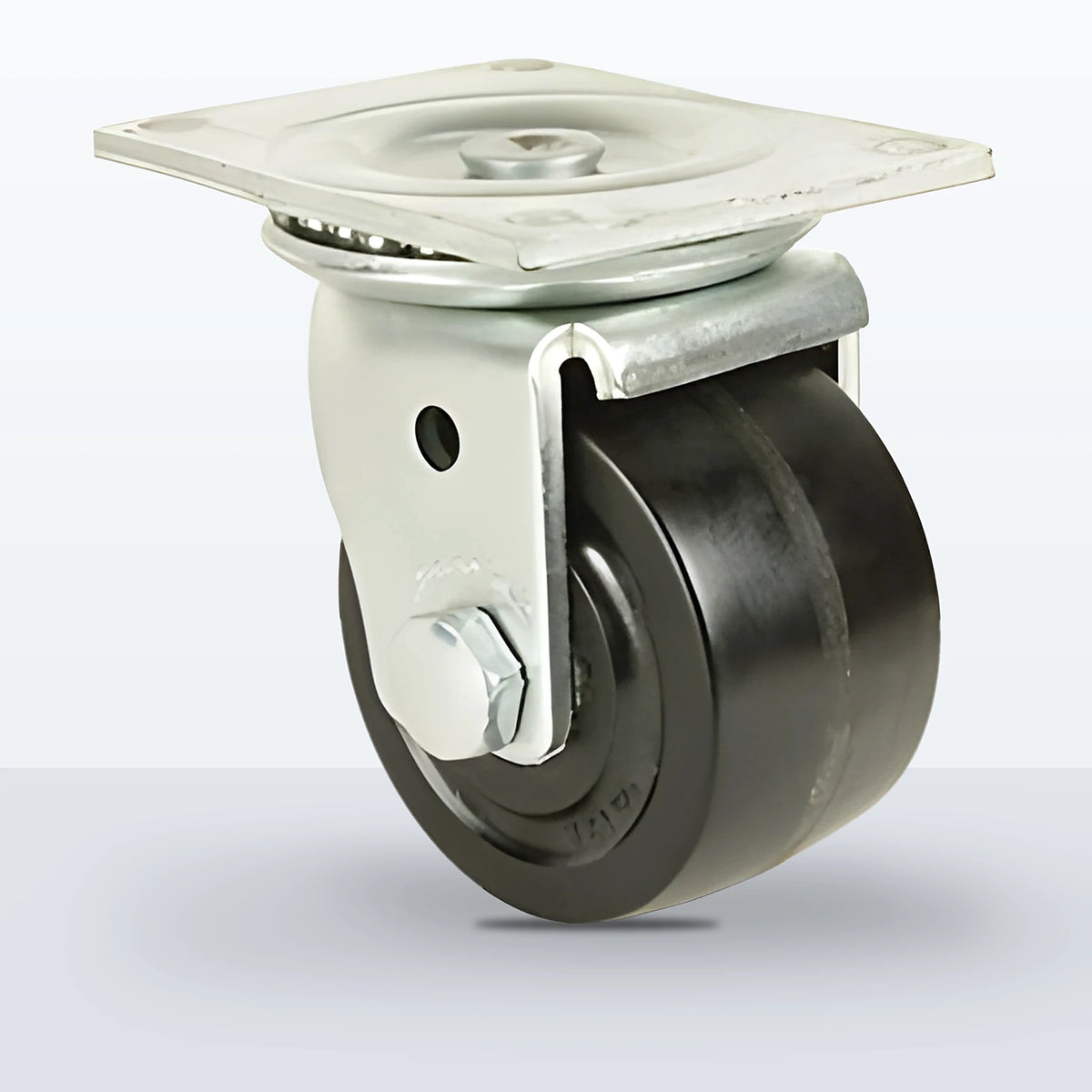 3" Phenolic Caster, Top Plate, 900 lb Capacity - Roller Bearing