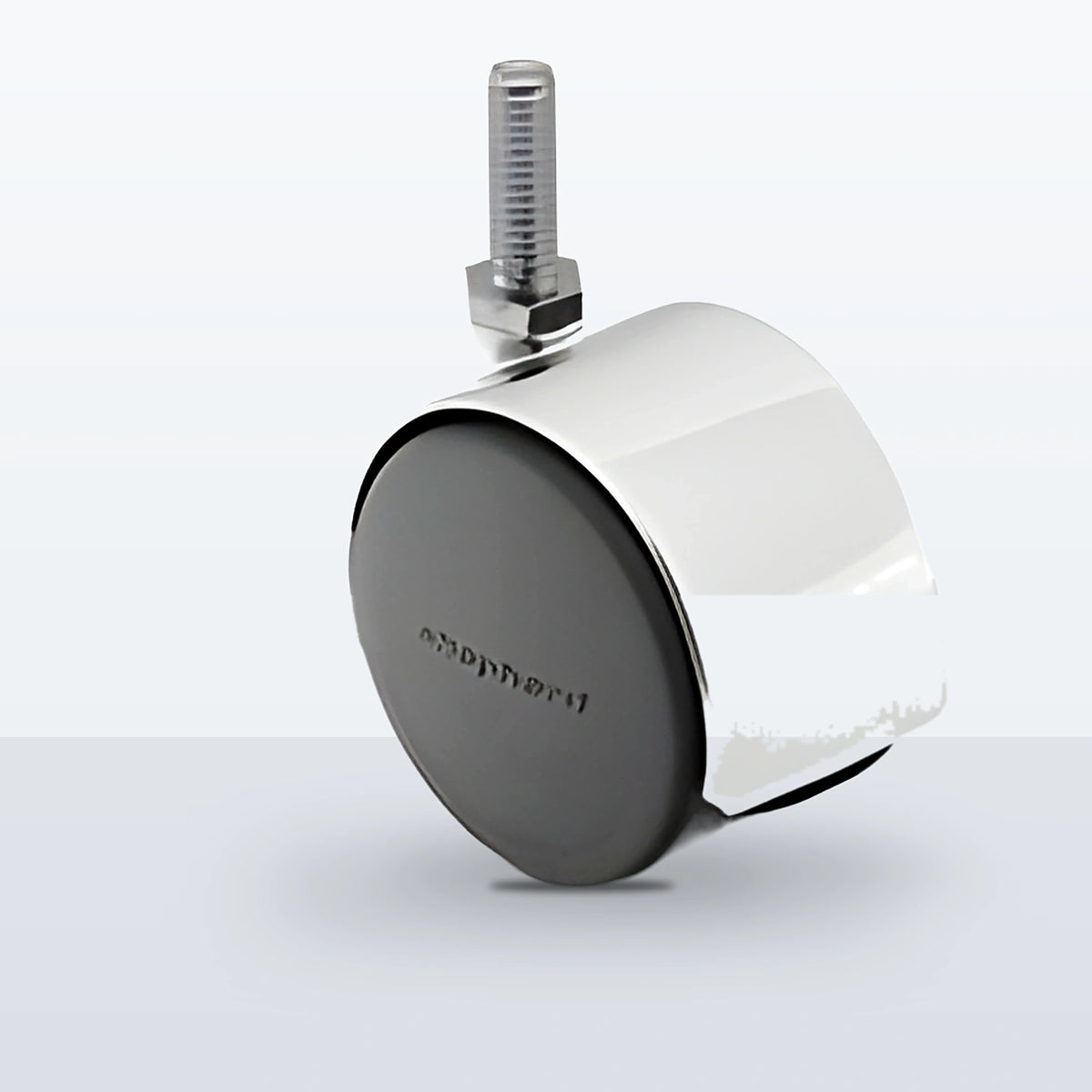 Premium Twin Wheel Caster, 50MM (1.9685") Wheel, Stem 5/16" - 18 X 1/2" THREADED STEM, 75 lb Capacity