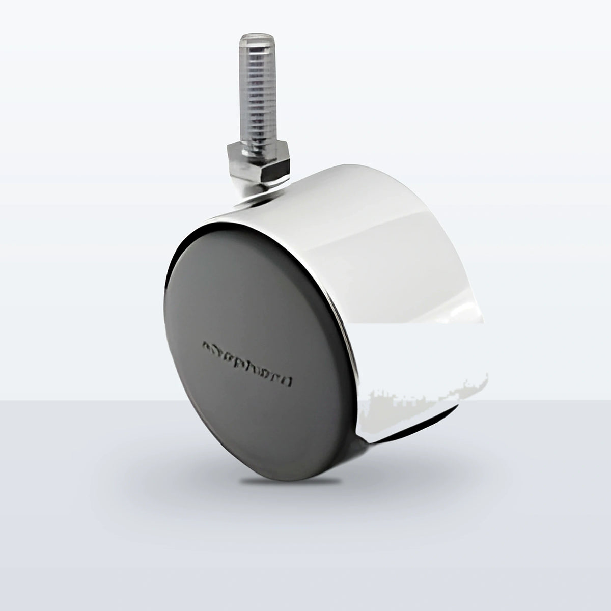 Premium Twin Wheel Caster, 50MM (1.9685") Wheel, Stem 5/16" - 18 X 1/2" THREADED STEM, 75 lb Capacity