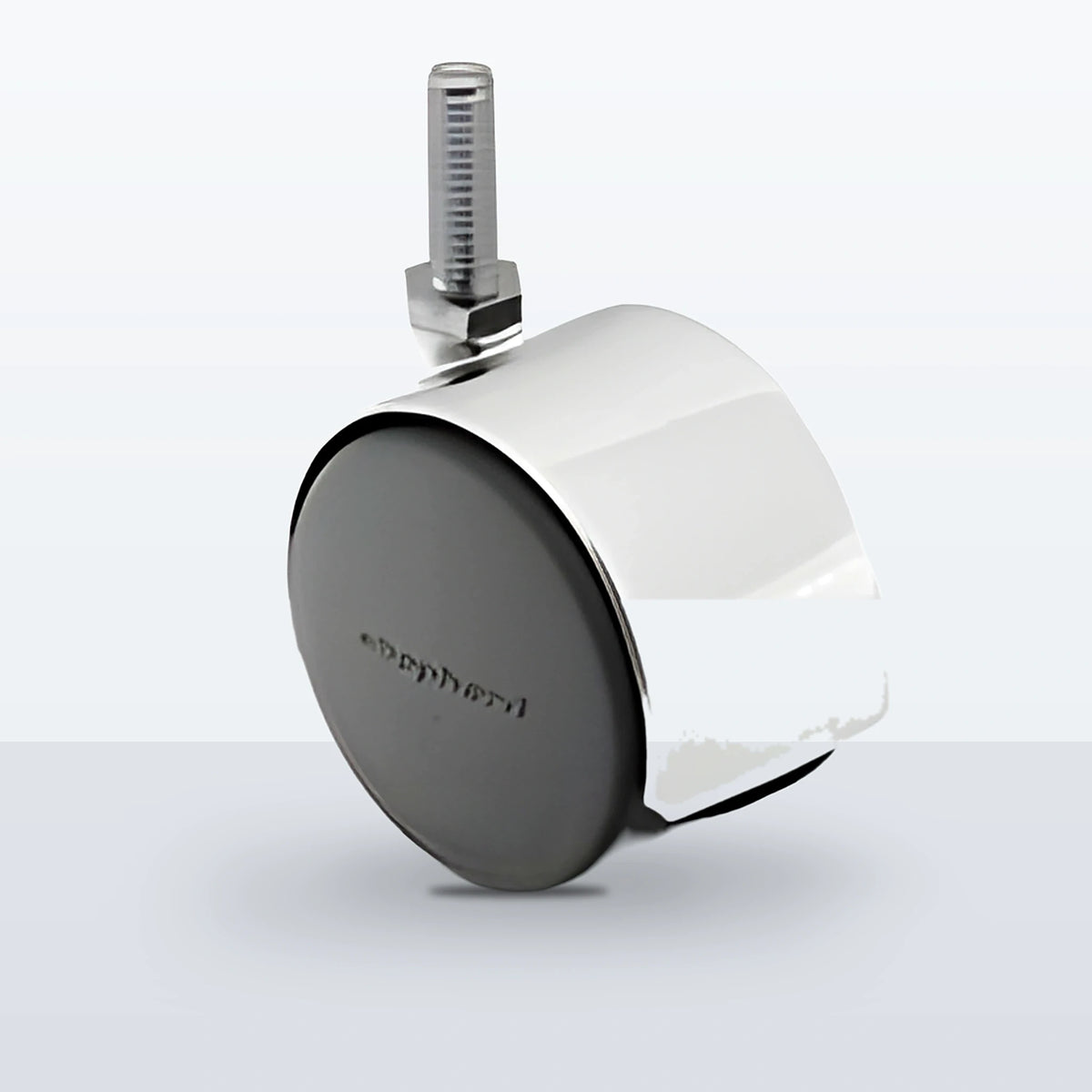 Premium Twin Wheel Caster, 50MM (1.9685") Wheel, Stem 3/8" - 16 X 3/4" THREADED STEM, 75 lb Capacity