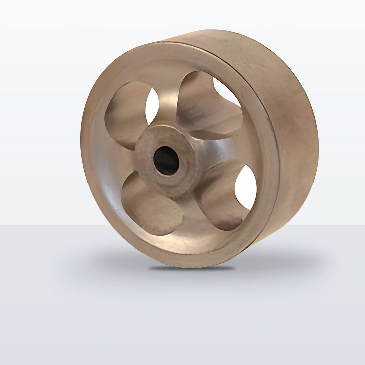 2-1/2" x 1" Sintered Iron Wheel, Plain, 250 lb Capacity