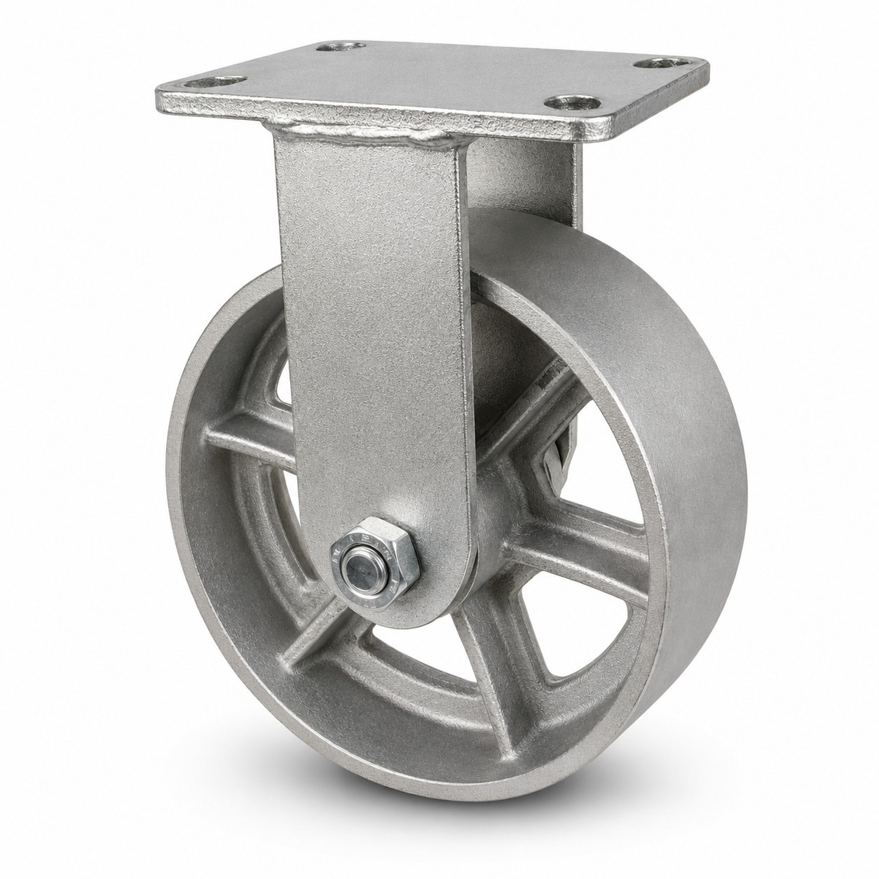 6" Steel Rigid, Top Plate, 2500 lb Capacity