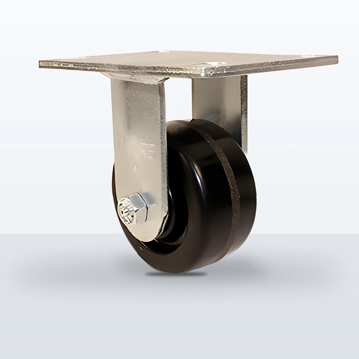 4" Phenolic Caster, Top Plate, 800 lb Capacity - Roller Bearing