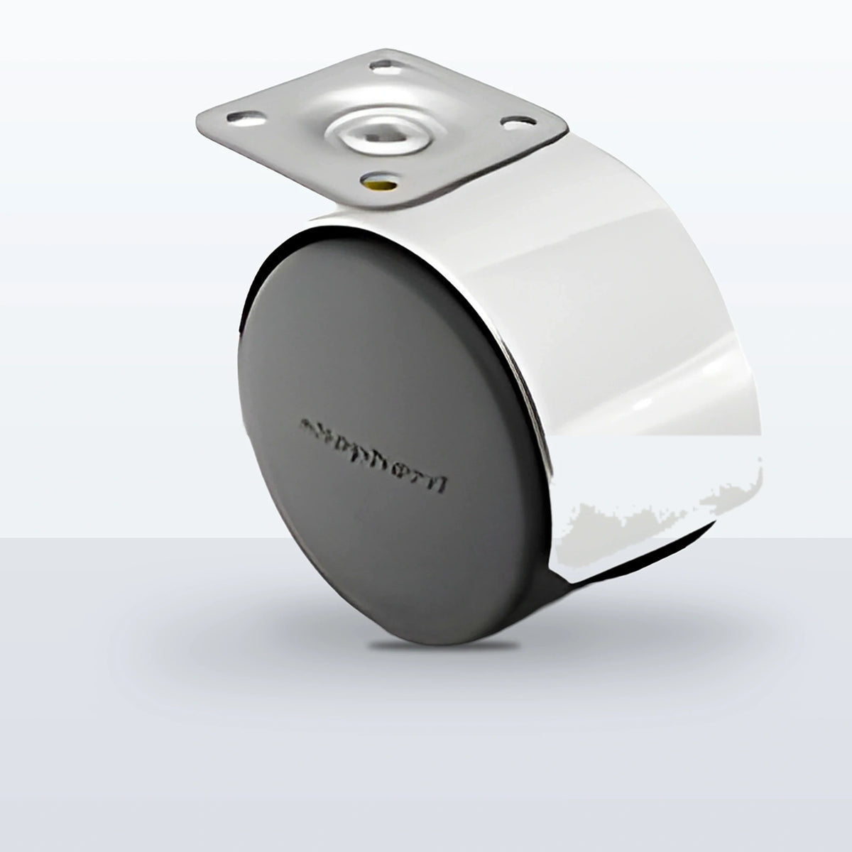 Premium Twin Wheel Caster, 50MM (1.9685") Wheel, Top Plate, 75 lb Capacity