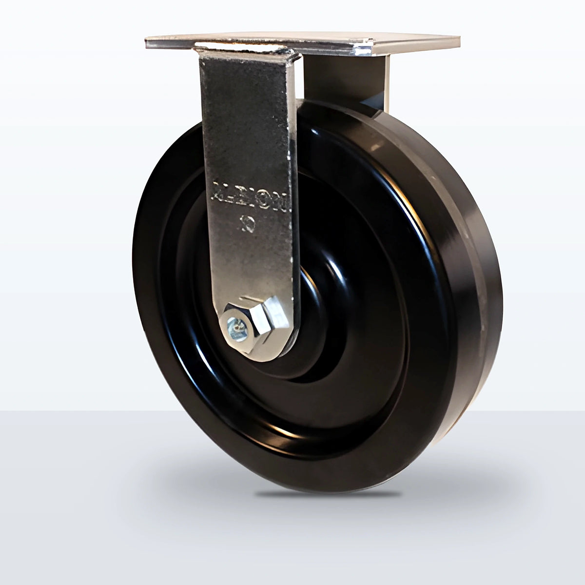 10" Phenolic Caster, Top Plate, 2900 lb Capacity - Roller Bearing, 4-1/2 X 6-1/4 Plate