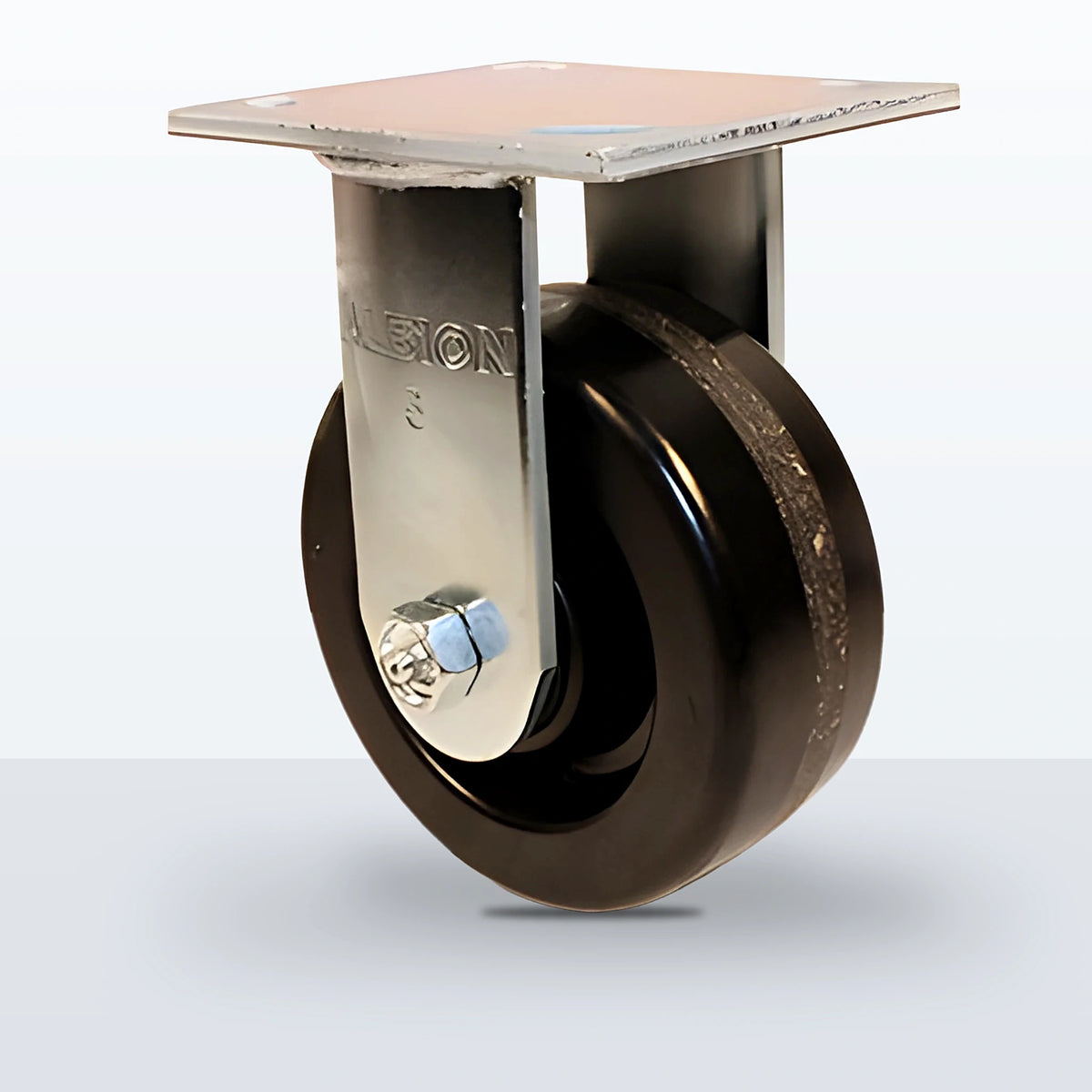 5" Phenolic Caster, Top Plate, 1000 lb Capacity - Roller Bearing, 4 X 4-1/2 Plate