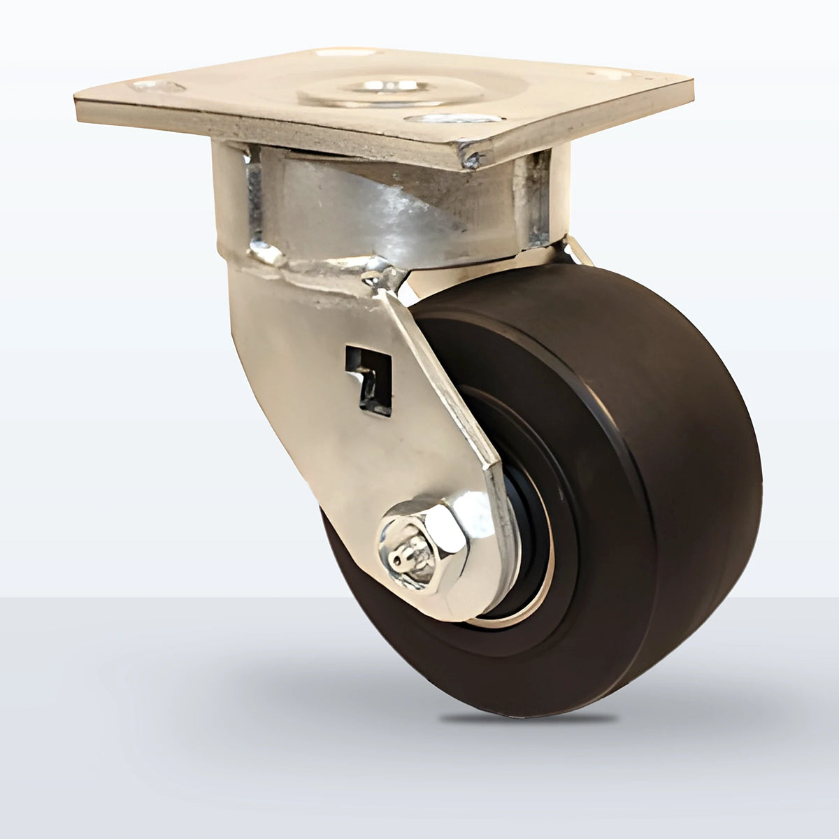 4" High Impact Polymer Caster, Top Plate, 1250 lb Capacity - Sealed Precision Ball Bearing