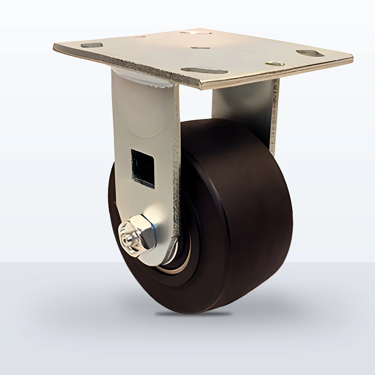 4" High Impact Polymer Caster, Top Plate, 1250 lb Capacity - Sealed Precision Ball Bearing