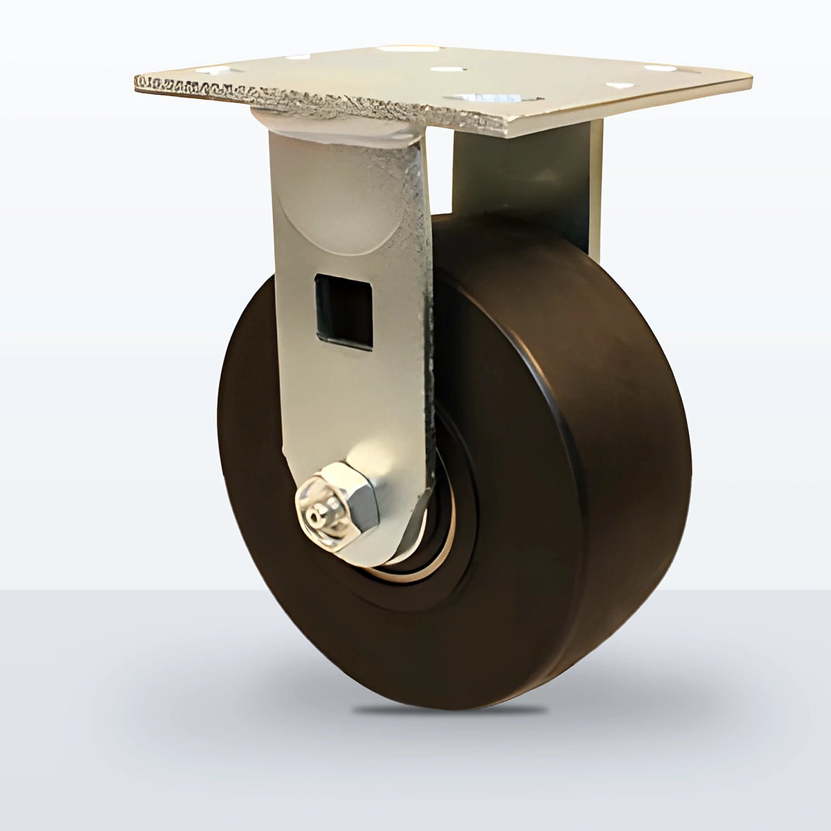 5" High Impact Polymer Caster, Top Plate, 1250 lb Capacity - Sealed Precision Ball Bearing
