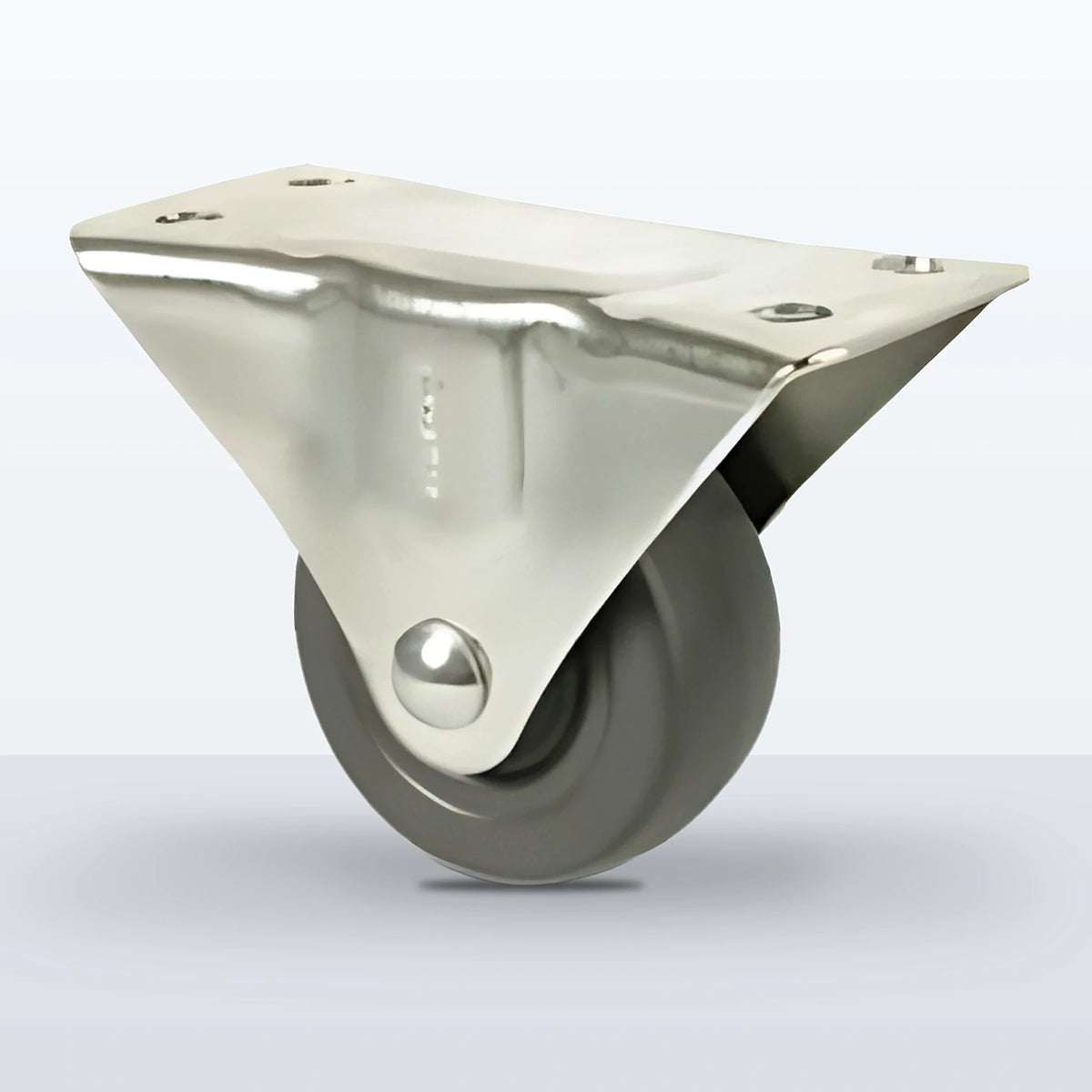 2-1/2" Hard Rubber Caster, Top Plate, 175 lb Capacity - Plain