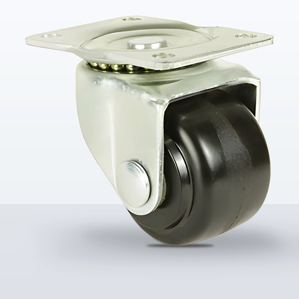 2-3/8" Phenolic Caster, Top Plate, 600 lb Capacity - Roller Bearing