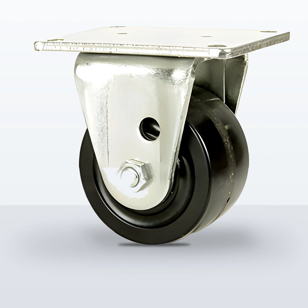 3" Phenolic Caster, Top Plate, 900 lb Capacity - Roller Bearing