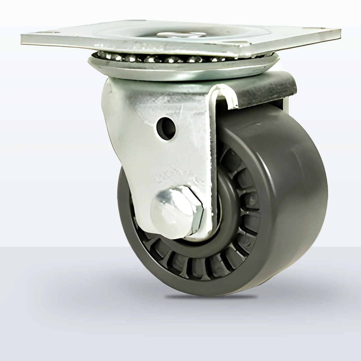 3" Urethane Caster, Top Plate, 1000 lb Capacity - Roller Bearing
