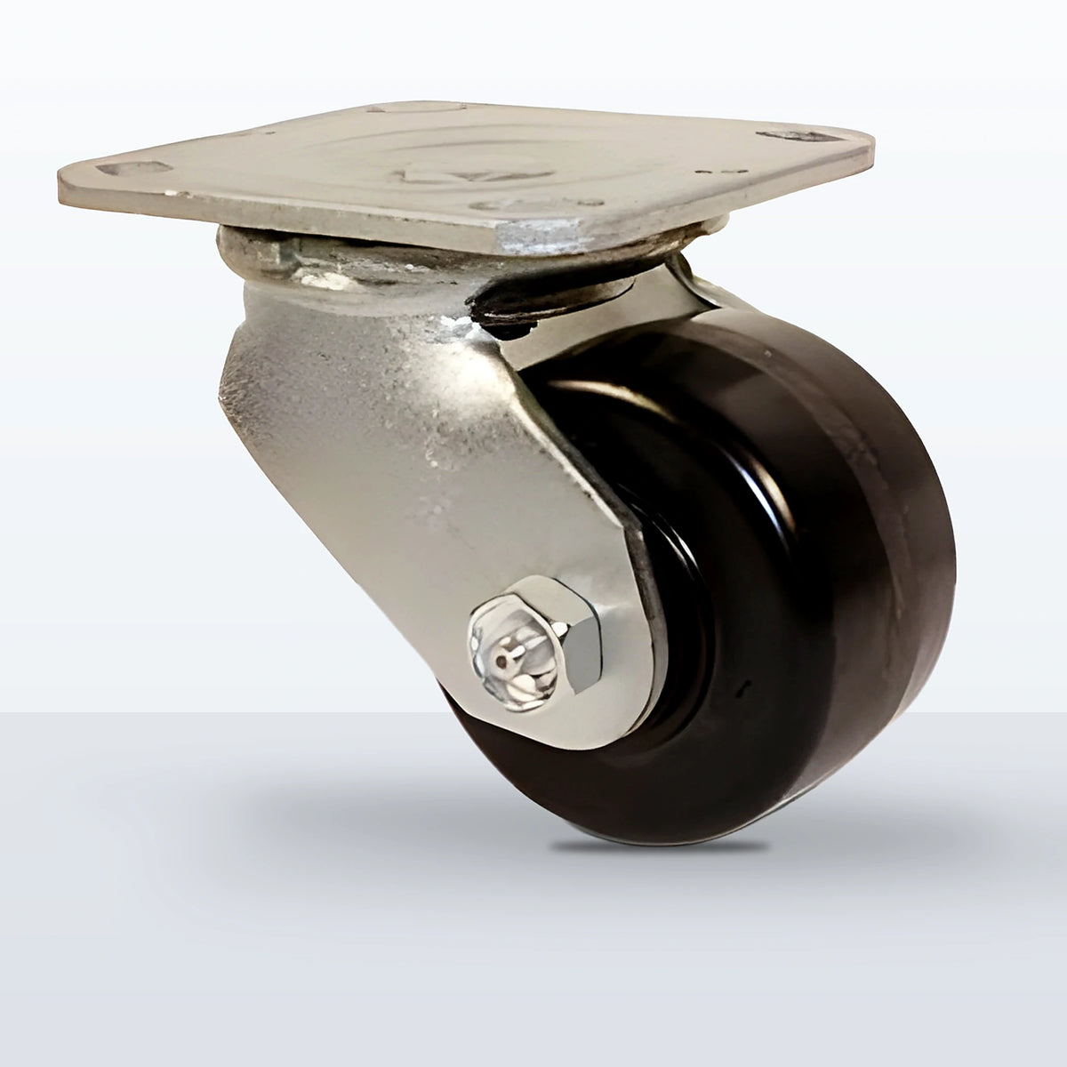 3-1/4" Phenolic Caster, Top Plate, 700 lb Capacity - Roller Bearing