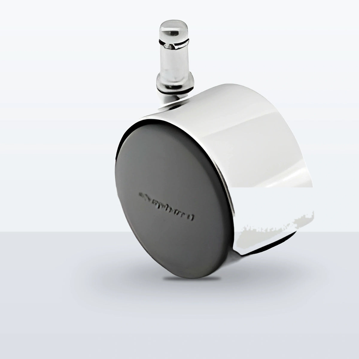 Premium Twin Wheel Caster, 50MM (1.9685") Wheel, Stem 7/16" X 1-7/16" GRIP RING, 75 lb Capacity