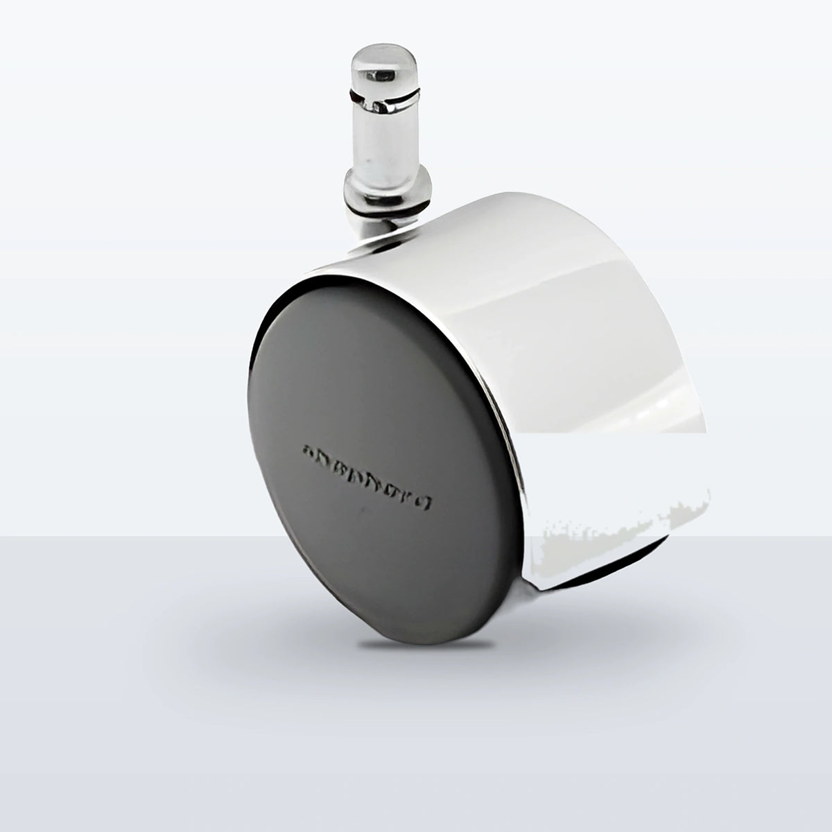 Premium Twin Wheel Caster, 50MM (1.9685") Wheel, Stem 7/8" X 7/16" GRIP RING, 75 lb Capacity