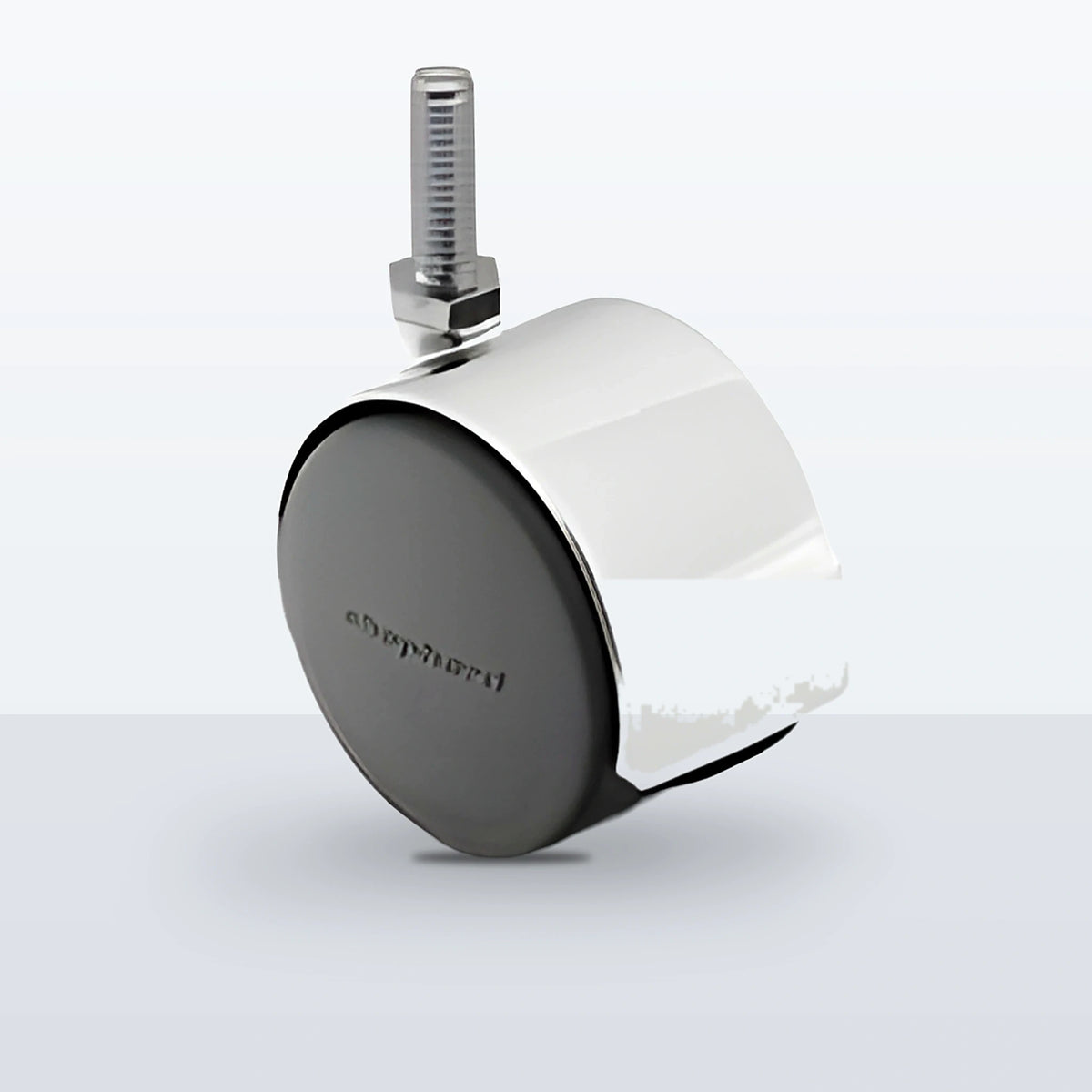 Premium Twin Wheel Caster, 50MM (1.9685") Wheel, Stem 5/16" - 18 X 1" THREADED STEM, 75 lb Capacity