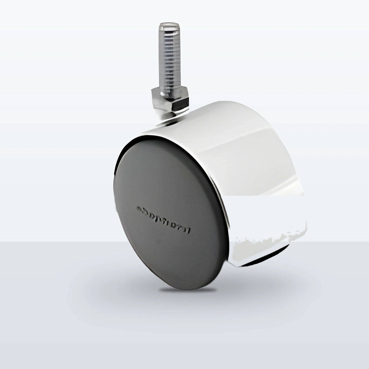 Premium Twin Wheel Caster, 50MM (1.9685") Wheel, Stem 3/8" - 16 X 1-1/2" THREADED STEM, 75 lb Capacity