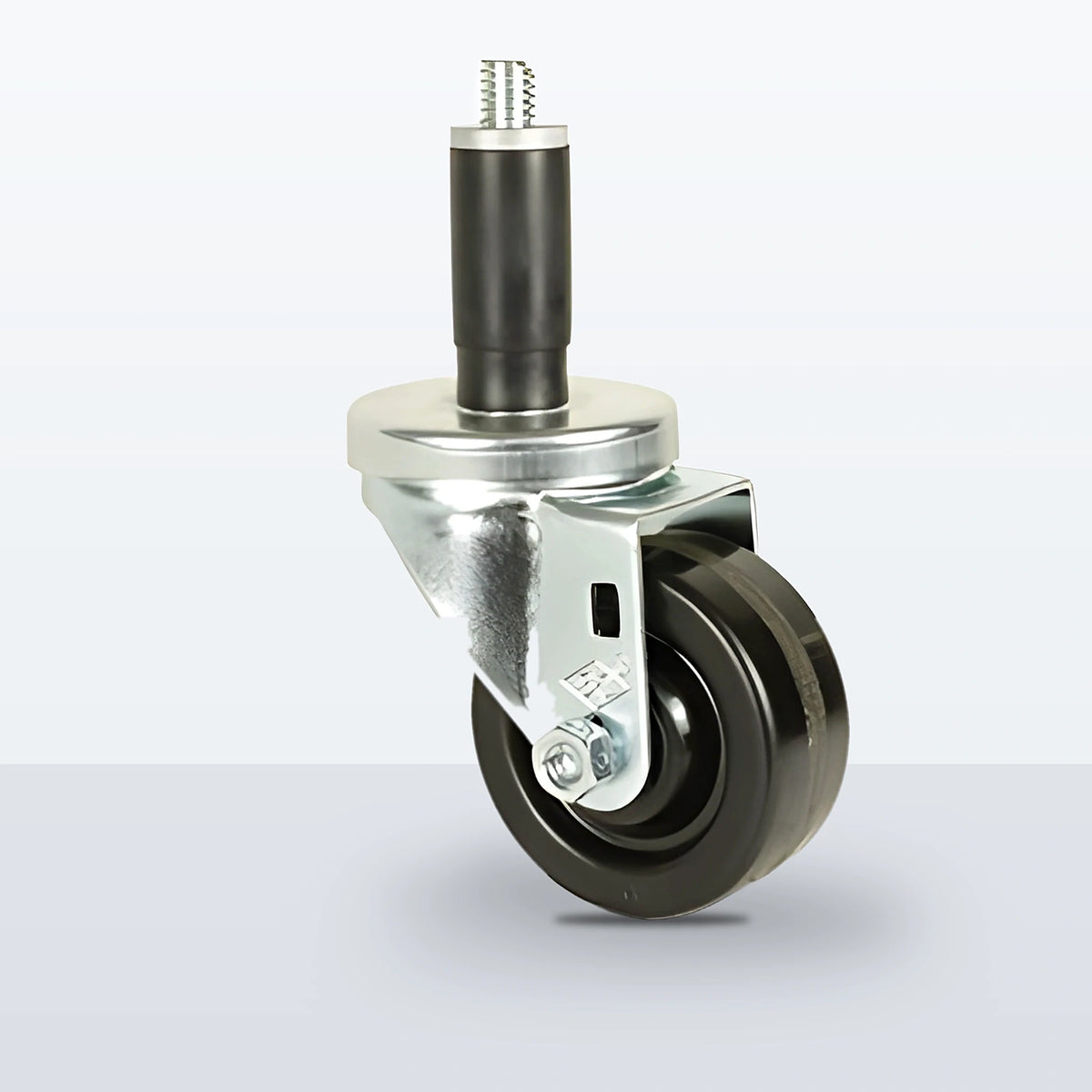 3" Phenolic Expansion Stem Caster, 350 lb Capacity - Plain with Top Hat Bushings