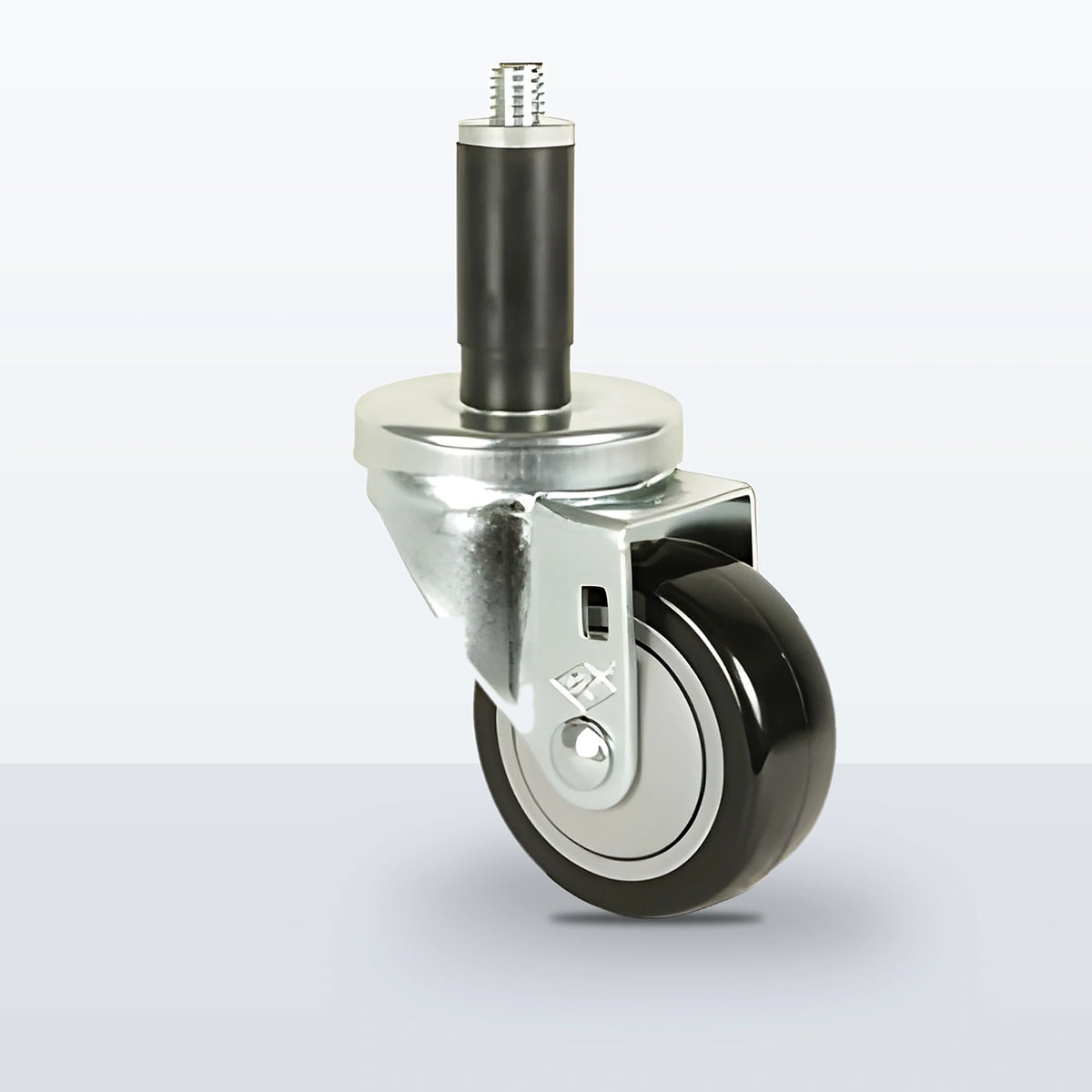 3" Polyurethane on Polypropylene Expansion Stem Caster, 250 lb Capacity - Ball Bearing