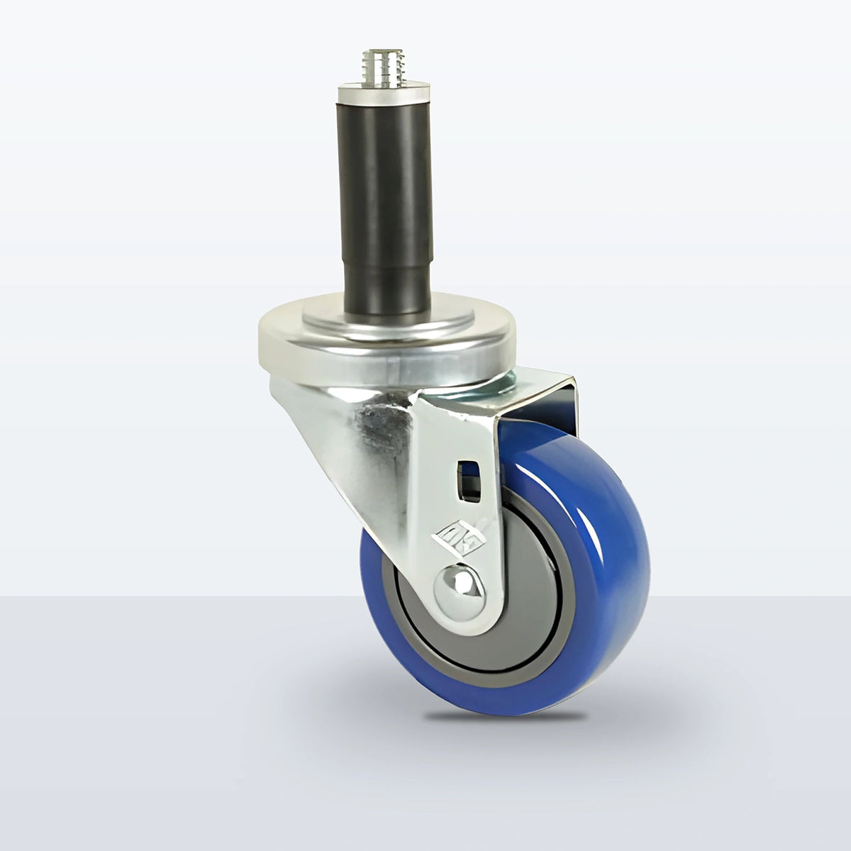 3" Polyurethane on Polypropylene Expansion Stem Caster, 250 lb Capacity - Ball Bearing