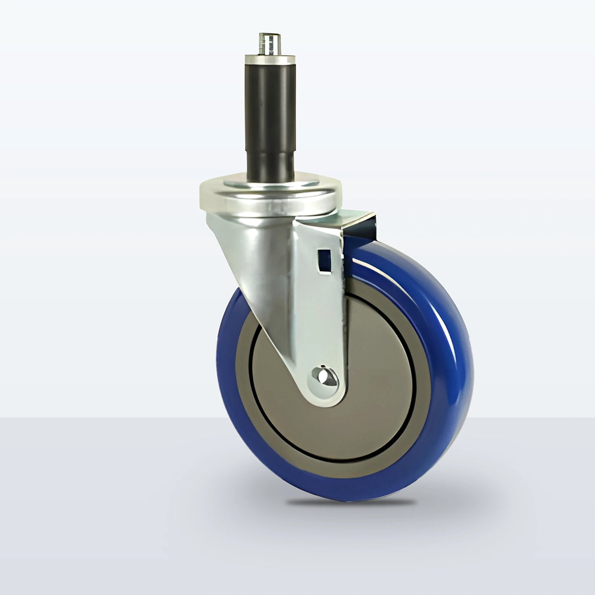 5" Polyurethane on Polypropylene Expansion Stem Caster, 300 lb Capacity - Ball Bearing