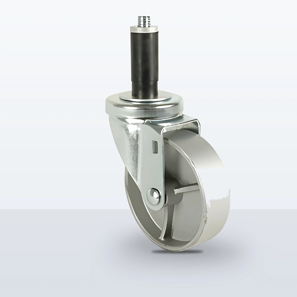 5" Semi Steel Expansion Stem Caster, 350 lb Capacity - Plain