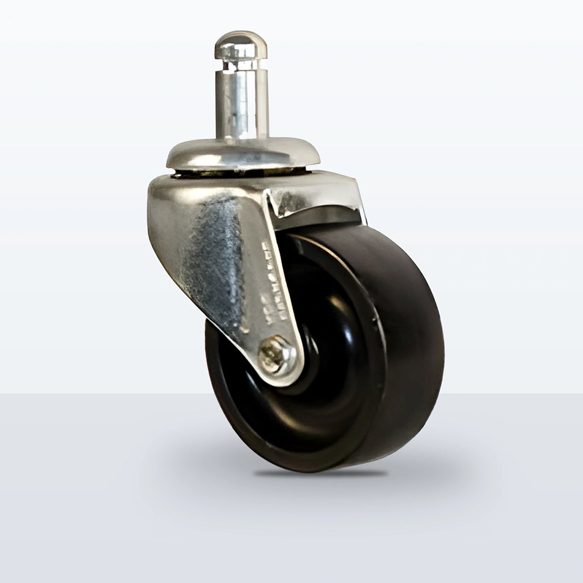 2" Polyolefin Stem Caster, Grip Ring Stem 7/16 X 7/8, 90 lb Capacity - Plain