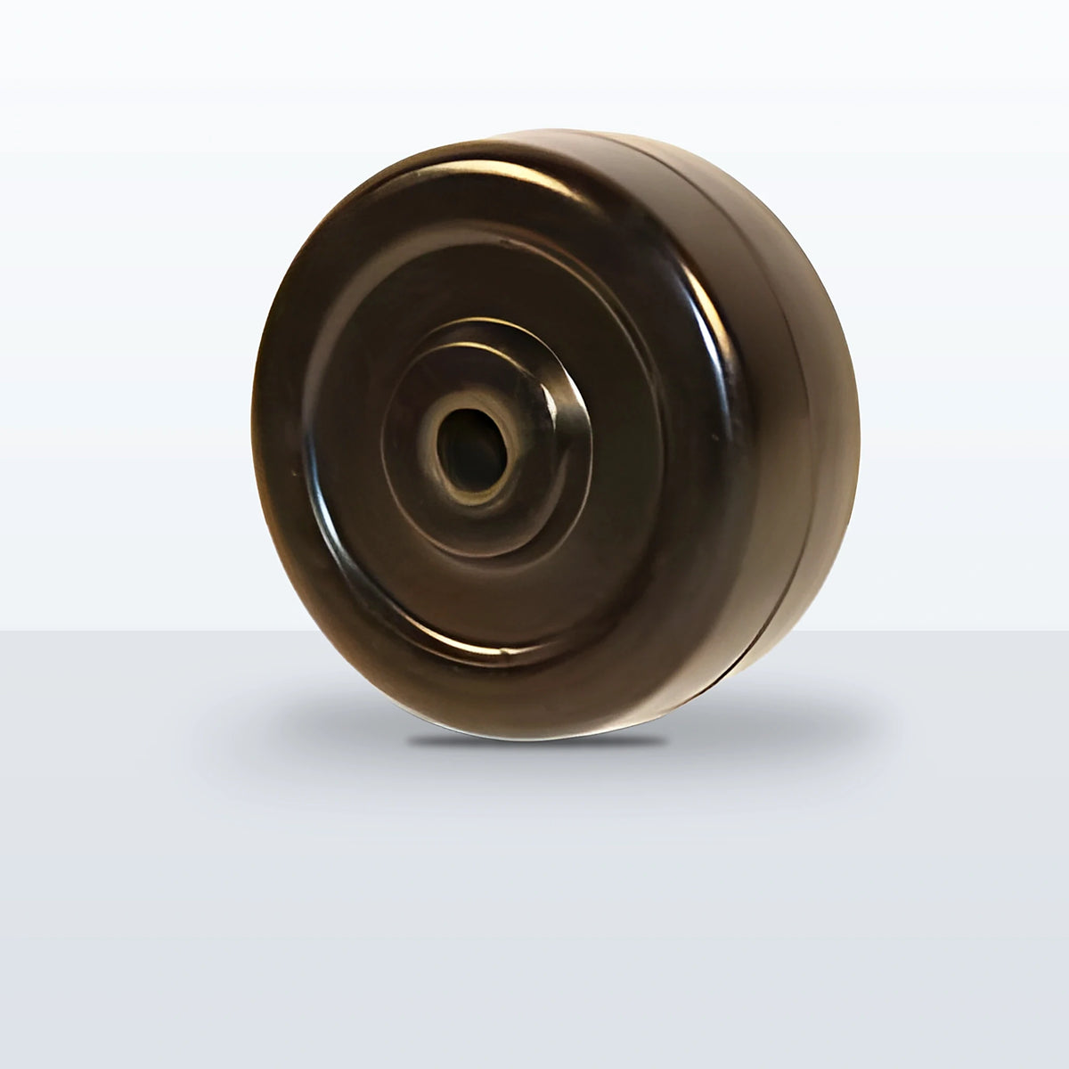2" x 7/8" Hard Rubber Wheel, Plain, 80 lb Capacity