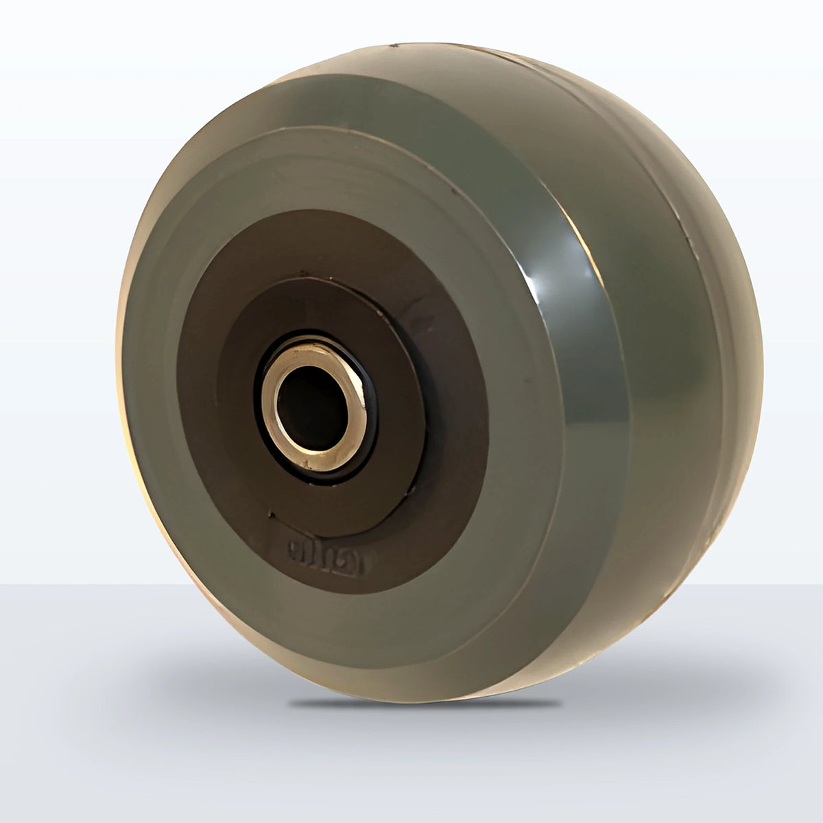 4" x 2" Premium Solid Polyurethane Wheel, Roller Bearing, 1000 lb Capacity