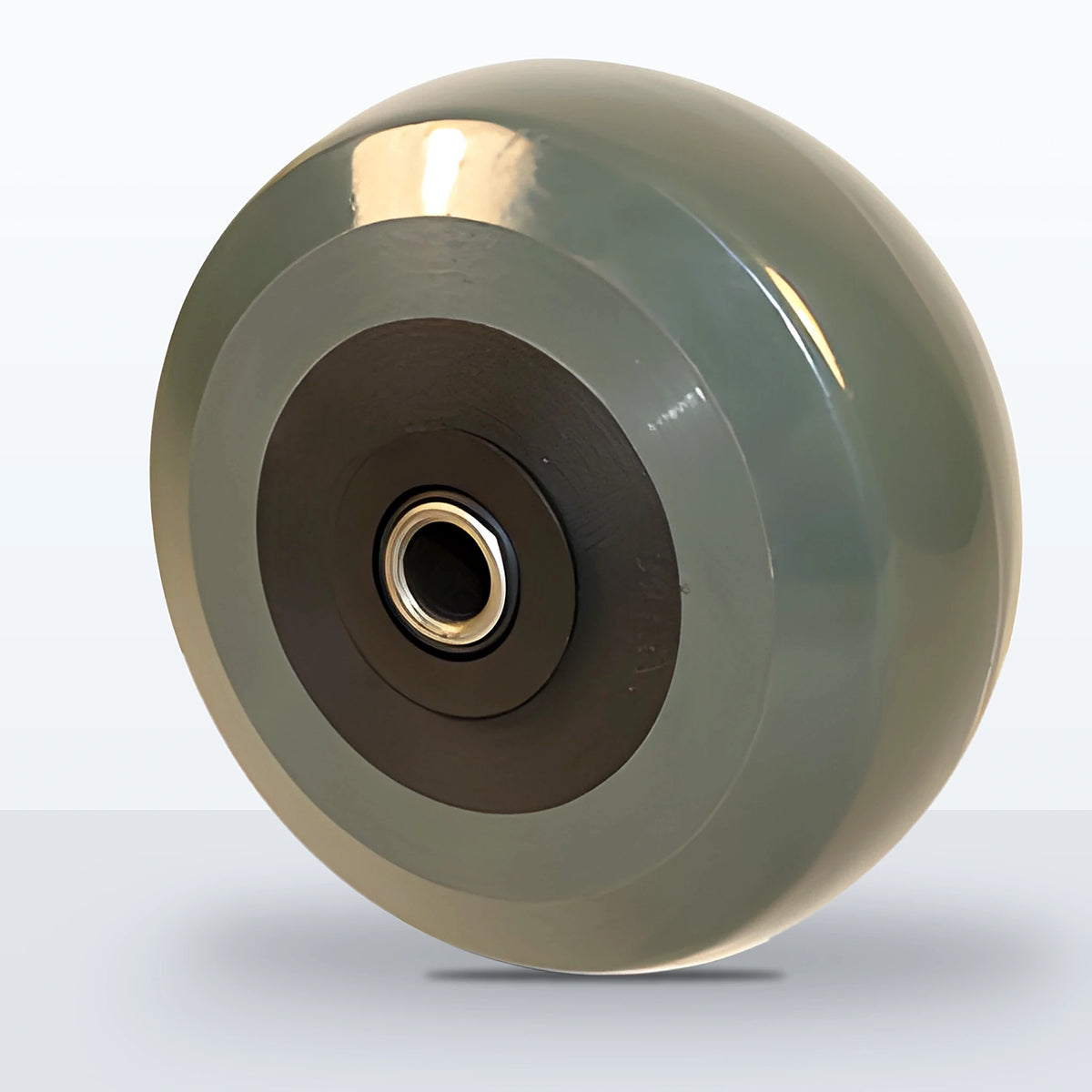 5" x 2" Premium Solid Polyurethane Wheel, Roller Bearing, 1400 lb Capacity