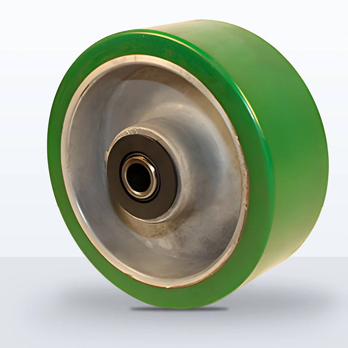 5" x 2" Polyurethane on Aluminum Wheel, Roller Bearing, 900 lb Capacity