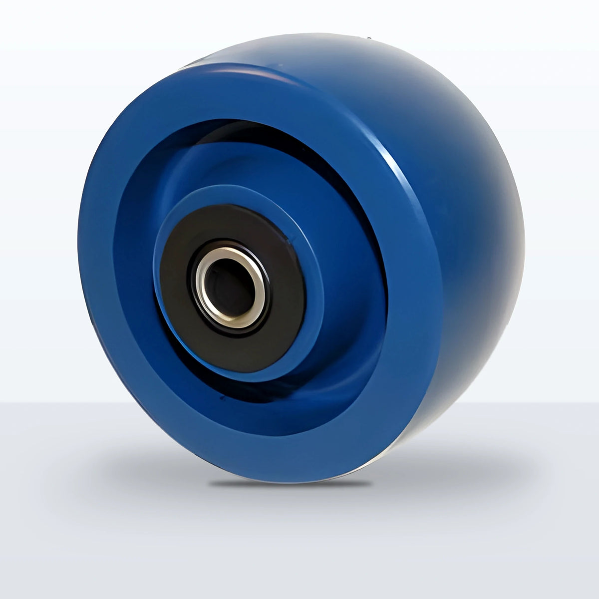 4" x 2" Solid Polyurethane Wheel, Roller Bearing, 750 lb Capacity
