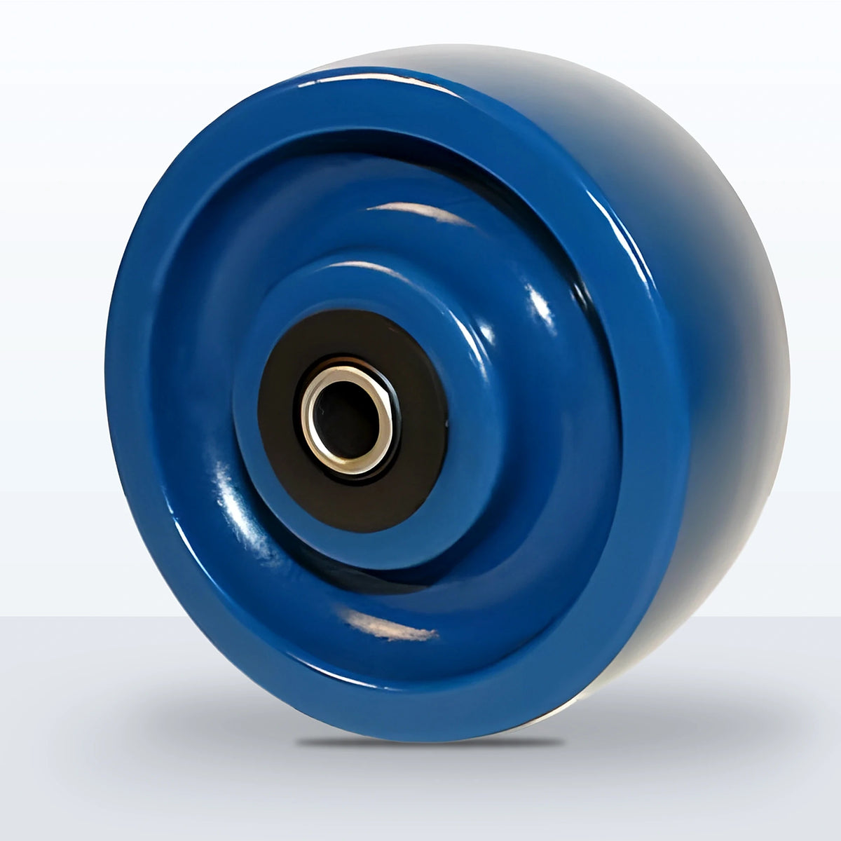 5" x 2" Solid Polyurethane Wheel, Roller Bearing, 800 lb Capacity