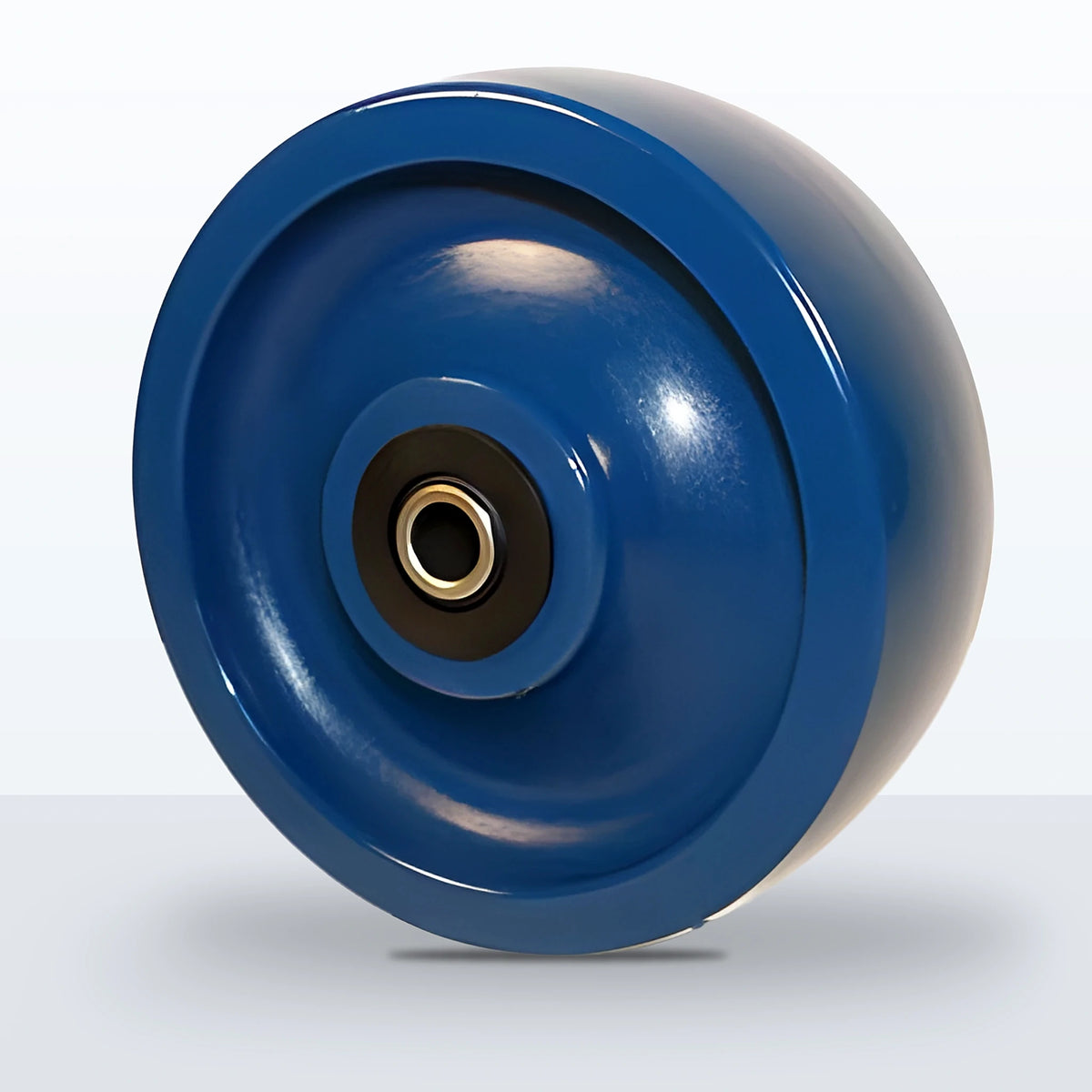 6" x 2" Solid Polyurethane Wheel, Roller Bearing, 900 lb Capacity