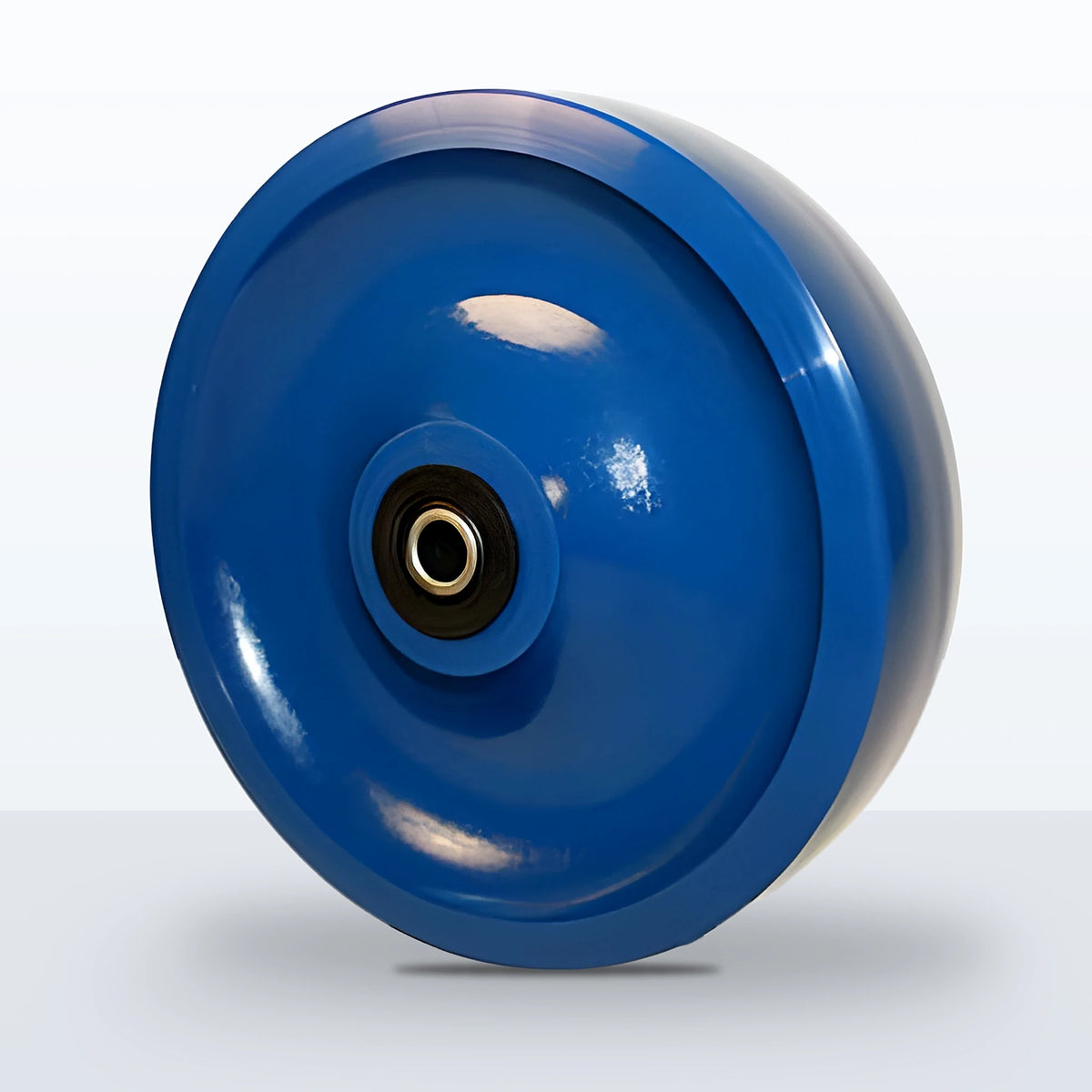 8" x 2" Solid Polyurethane Wheel, Roller Bearing, 1000 lb Capacity