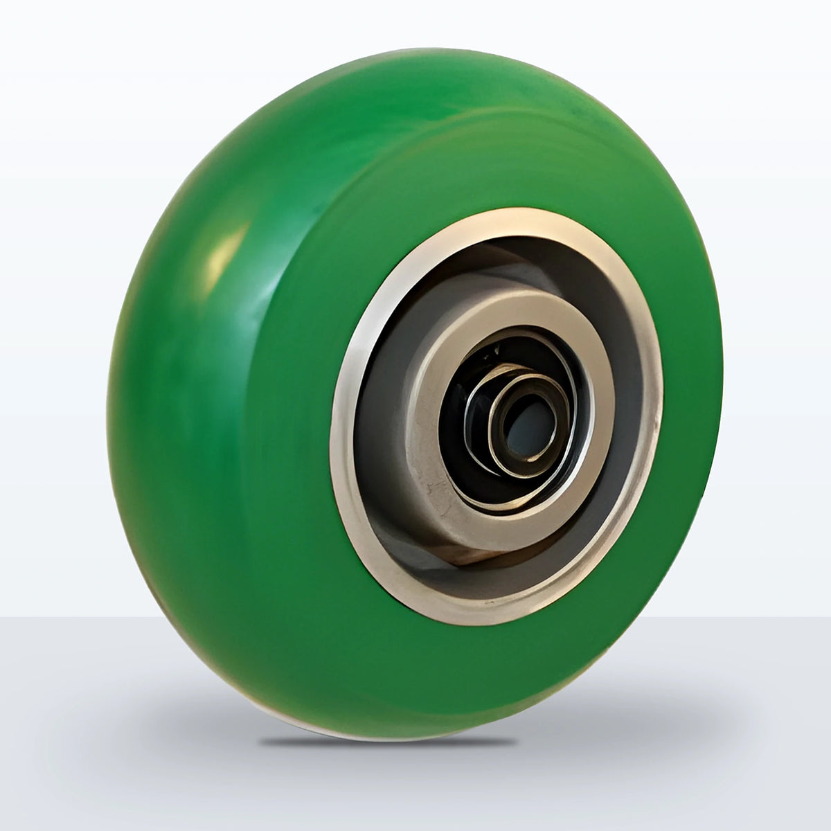 6" x 2" Polyurethane on Aluminum Wheel, Sealed Precision Ball Bearing, 1250 lb Capacity