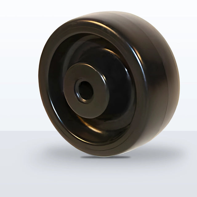 3" x 1-1/4" Polyolefin Wheel, Plain, 250 lb Capacity