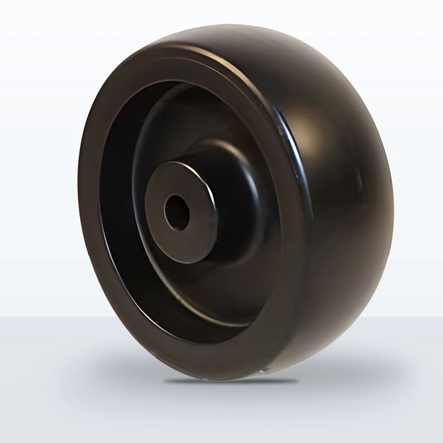 4" x 1-1/4" Polyolefin Wheel, Plain, 300 lb Capacity