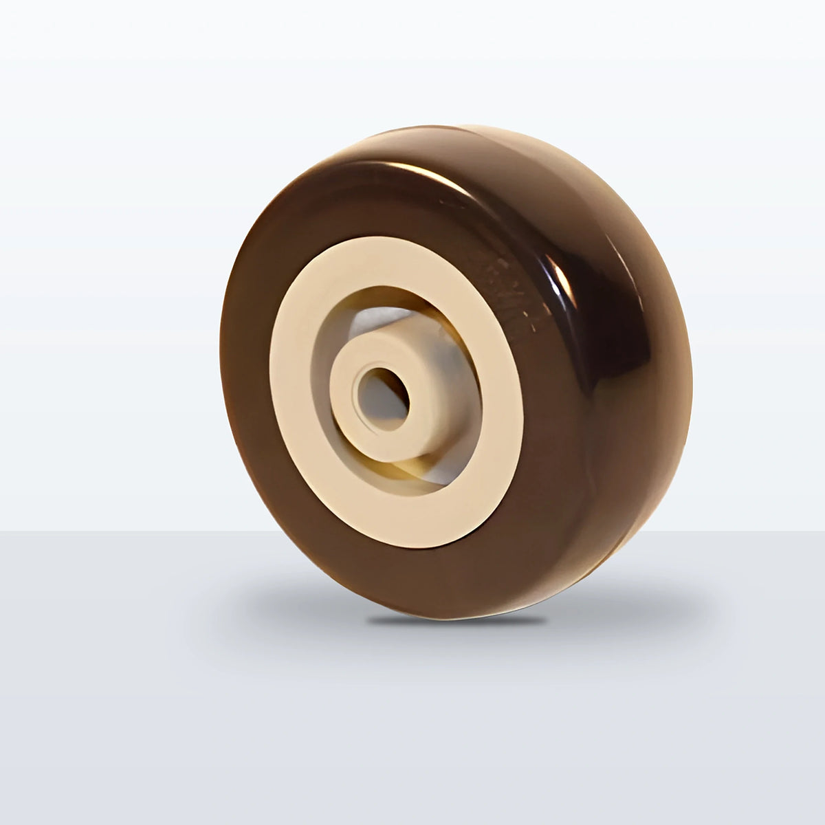 2" x 3/4" Polyurethane on Polypropylene Wheel, Plain, 75 lb Capacity