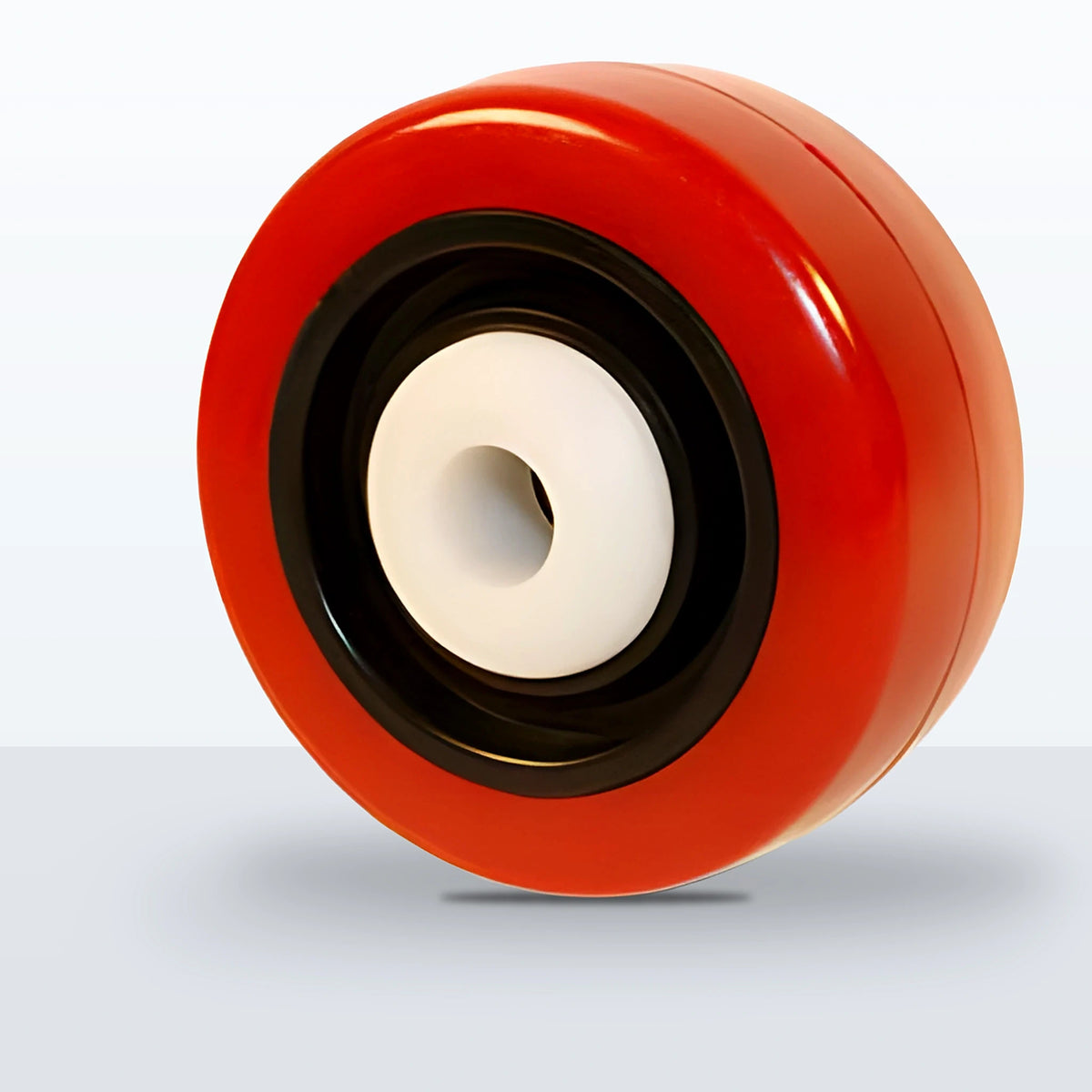 3" x 1-1/4" Polyurethane on Polypropylene Wheel, Delrin Bearing, 250 lb Capacity