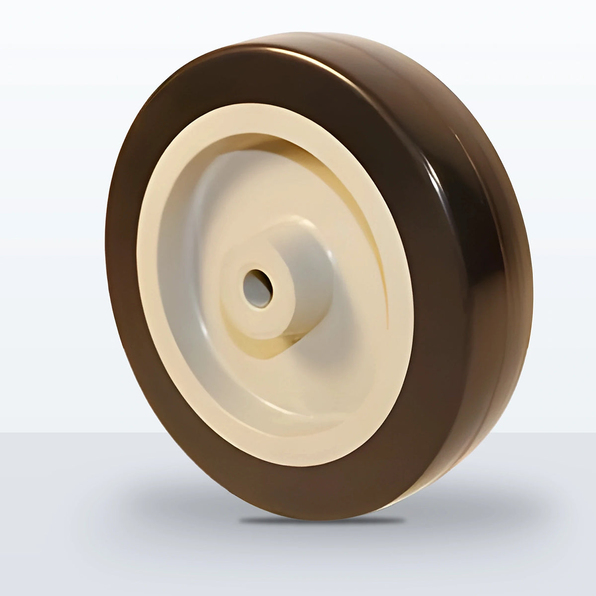 4" x 1" Polyurethane on Polypropylene Wheel, Plain, 140 lb Capacity