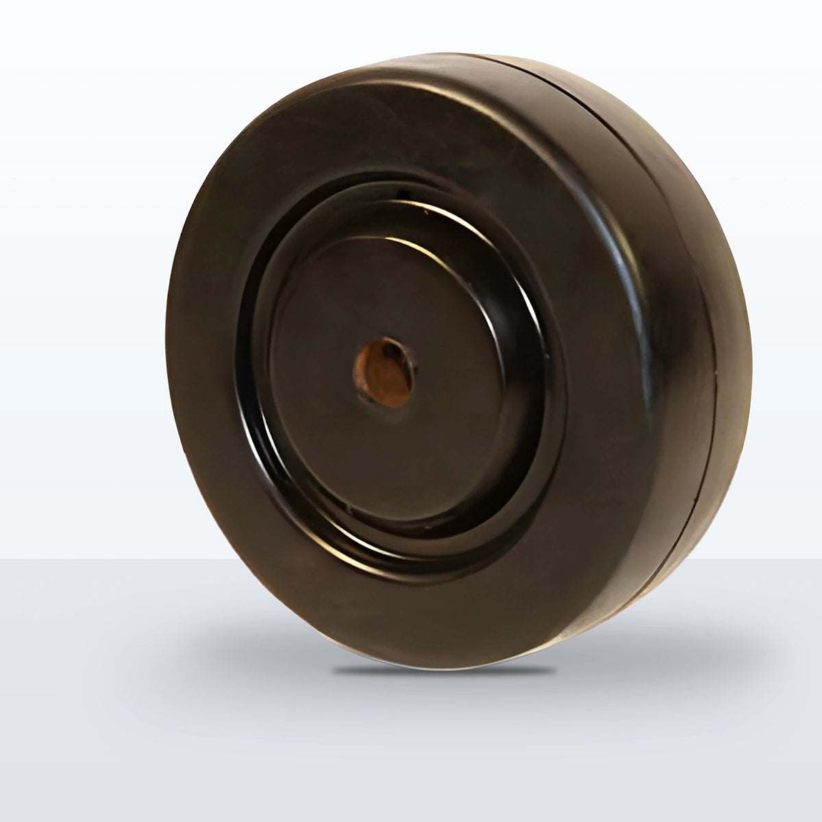 3" x 7/8" Soft Rubber Wheel, Plain, 100 lb Capacity