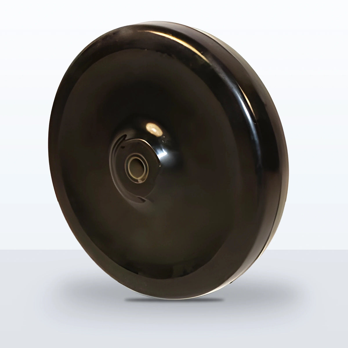 5" x 1" Soft Rubber Wheel, Plain, 125 lb Capacity