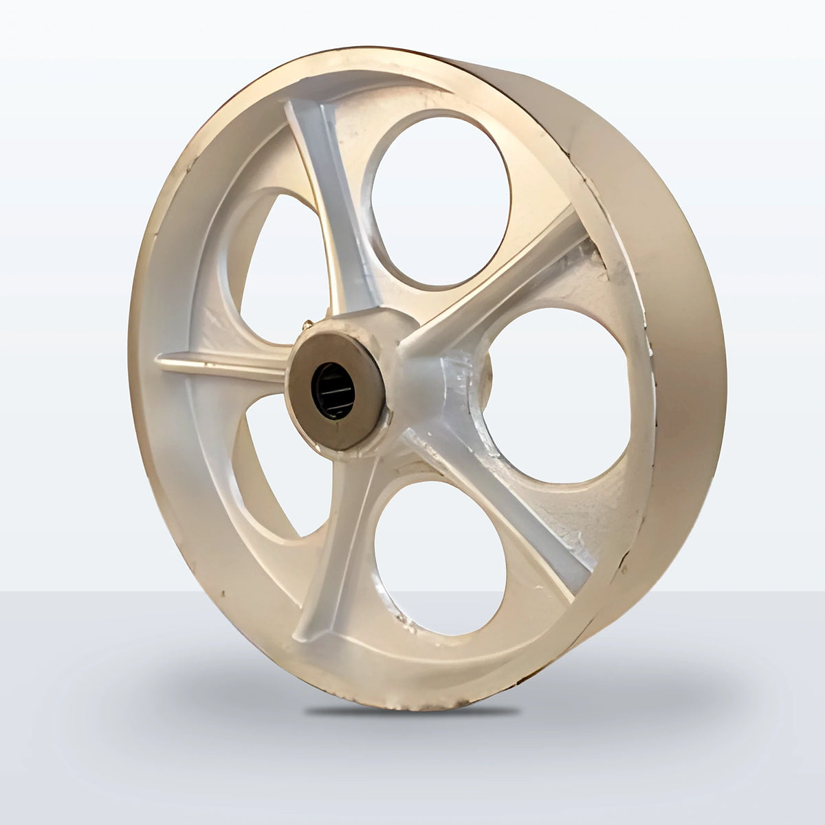 12" x 3" Cast Iron Wheel, Roller Bearing, 2500 lb Capacity