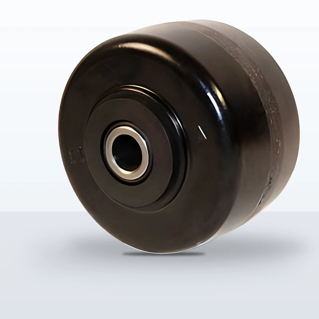 3-1/4" x 2" Phenolic Wheel, Roller Bearing, 600 lb Capacity