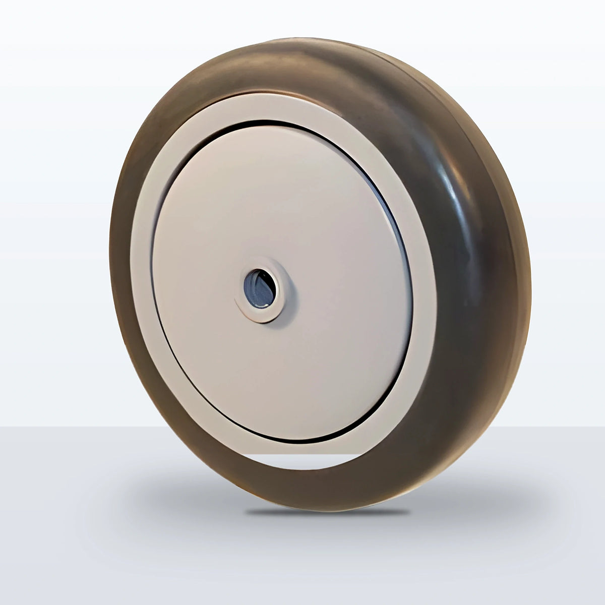 5" x 1-1/4" Thermoplastic Rubber on Polypropylene Wheel, Ball Bearing, 300 lb Capacity